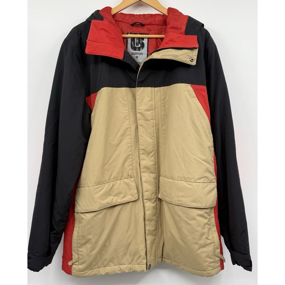 Burton X Shaun White Dryride Jacket Men's XL Colorblock Waterproof Coat Skiing